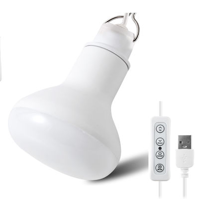 ABS PC USB LED Light Bulbs 10W With Warm White Light Color CE
